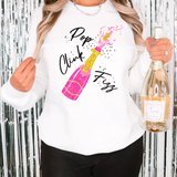 Pop Clink Fizz New Year DTF Print