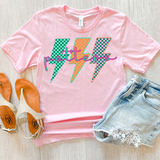 Potters Neon Bolt Trio DTF Print