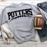 Potters Football Arched DTF Print