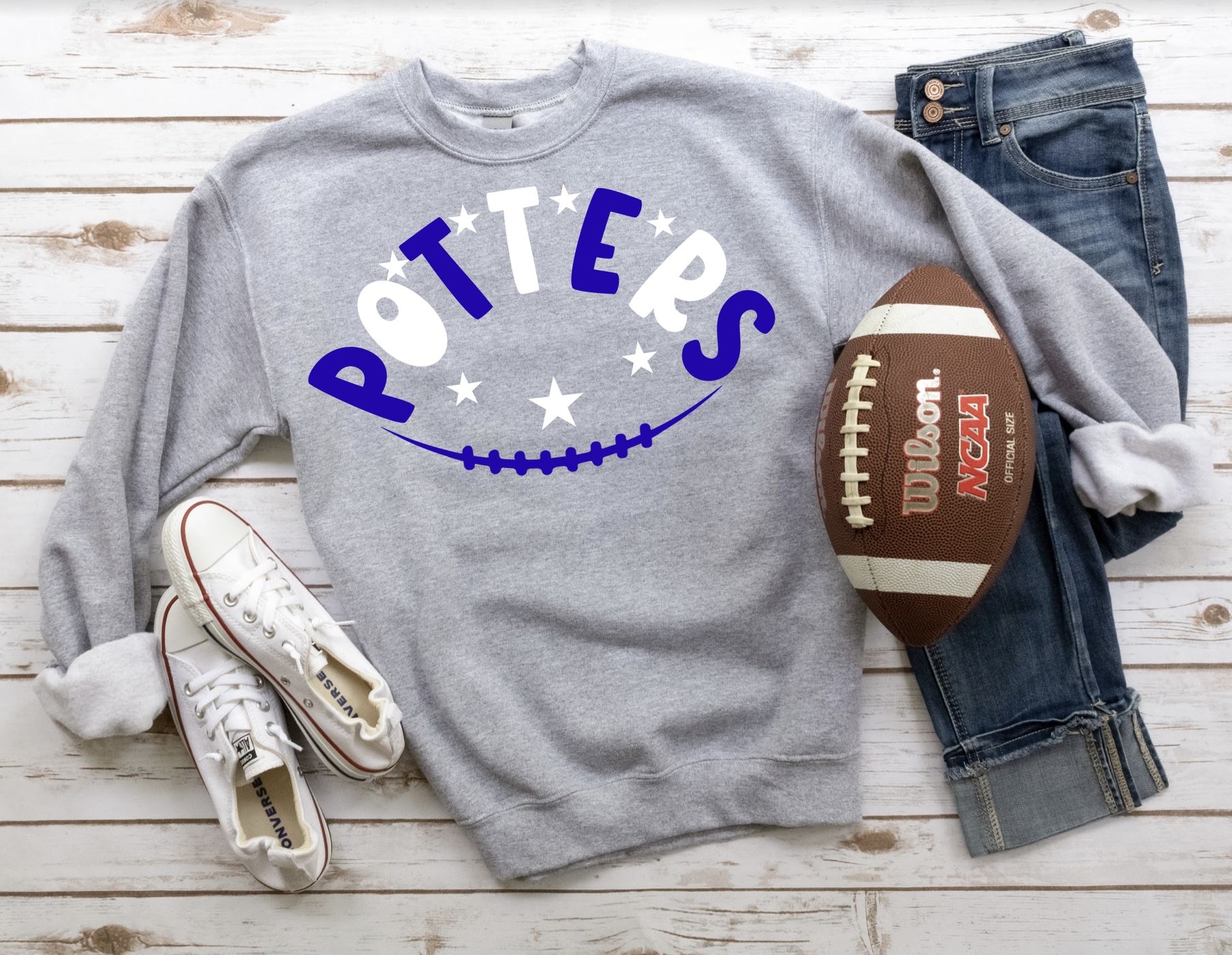 Potters Football Star DTF Print