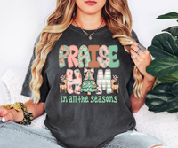 Praise Him in all the Seasons DTF Print