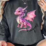 Preppy Dragons DTF Print