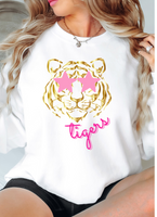 Preppy Gold Tigers DTF Print