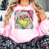 Preppy Painted Grinch DTF Print