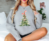 Preppy Christmas Trees DTF Print