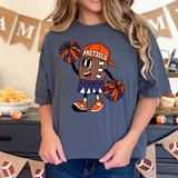 Pretzels Football Girl DTF Print