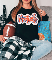 Pretzels Polka Dot DTF Print