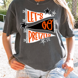 Pretzels Lets Go Star Banner Trio DTF Print