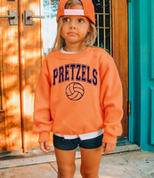 Pretzels Volleyball Arch Distressed DTF Print