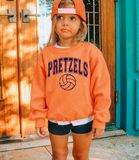 Pretzels Volleyball Arch Distressed DTF Print