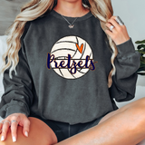 Pretzels Volleyball Heart DTF Print