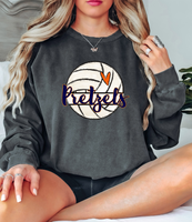 Pretzels Volleyball Heart DTF Print