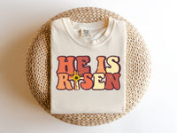 He Is Risen Retro Distressed DTF Print