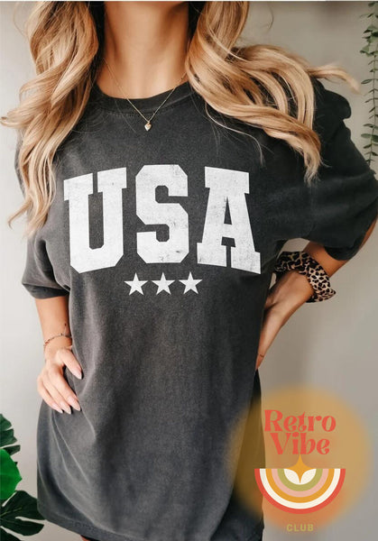 Distressed USA 01 DTF Print