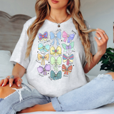 Princess Bow Collage DTF Print