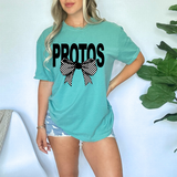 Protos Checker Bow DTF Print