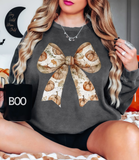 Coquette Fall Pumpkin Bow DTF Print