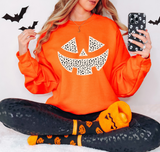 Pumpkin Dot Face DTF Print