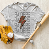 Raiders Baseball Bolt DTF Print