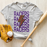 Raiders Baseball Bolt DTF Print