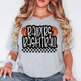 Raiders Basketball Checker DTF Print