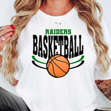 Raiders Basketball DTF Print