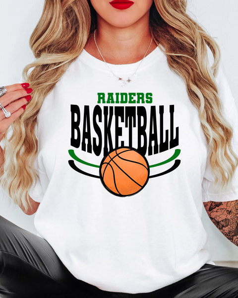 Raiders Basketball DTF Print