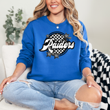 Raiders Checker Mascot DTF Print