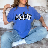 Raiders Crackle Cursive DTF Print