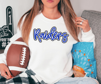 Raiders Outline DTF Print