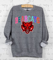 Rainbow Bearcats DTF Print