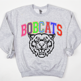 Rainbow Bobcats DTF Print