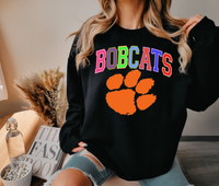 Rainbow Bobcats DTF Print