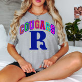Rainbow Cougars DTF Print