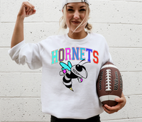 Rainbow Hornets DTF Print