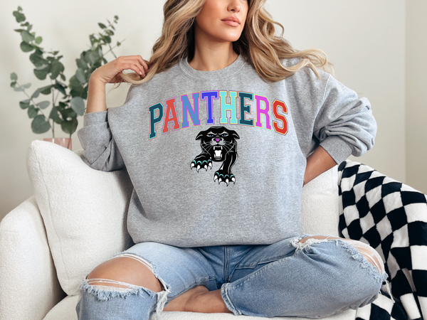 Rainbow Panthers 2 DTF Print