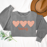 Rams Checker Heart Trio DTF Print