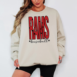 Rams Baseball Star Power Team Sports DTF Print