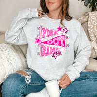 Rams Pink Out Pennant Banner DTF Print