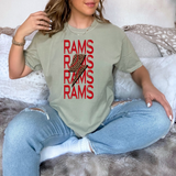 Rams Baseball Bolt DTF Print