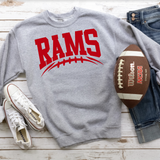 Rams Football Arched DTF Print