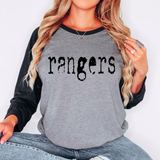 Rangers Mystery Black DTF Print