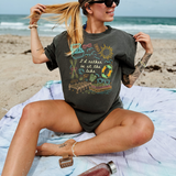 Id Rather Be At The Lake Doodle DTF Print