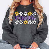 Ravens Daisy Row DTF Print