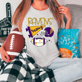 Ravens Football Retrocollage DTF Print