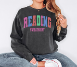 Reading Sweatshirt DTF Print