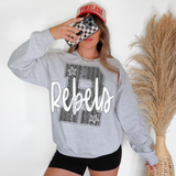 Rebels Stripes Varsity Team DTF Print