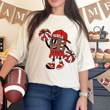Rebels Football Girl DTF Print