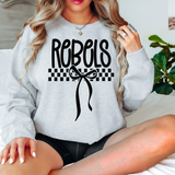 Rebels Simple Bow Checker DTF Print