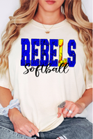 Rebels Sport Grunge DTF Print